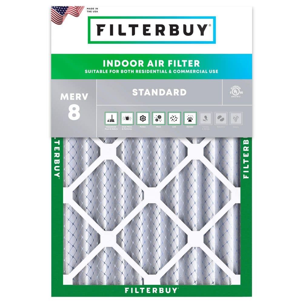 16.38 in. x 21.38 in. x 4 in. MERV 8 (FPR 5) Dust Defense Pleated HVAC AC Furnace Air Filters Replacement (1-Pack) price history on PriceWatchPro