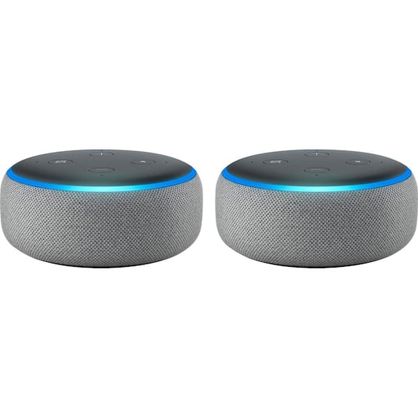 Echo Dot (3rd Gen) Smart Speaker with Alexa Heather Gray  B07PDHSLM6/B0792K2BK6 - Best Buy