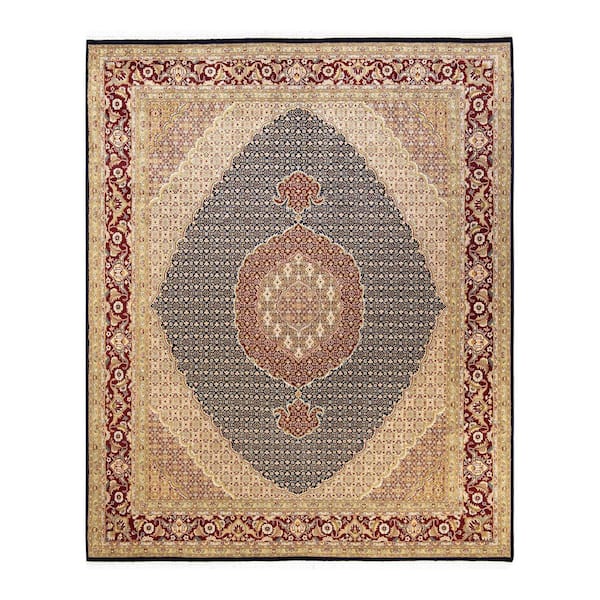 Solo Rugs Mogul One-of-a-Kind Traditional Blue 8 ft. 3 in. x 10 ft. 2 in. Oriental Area Rug