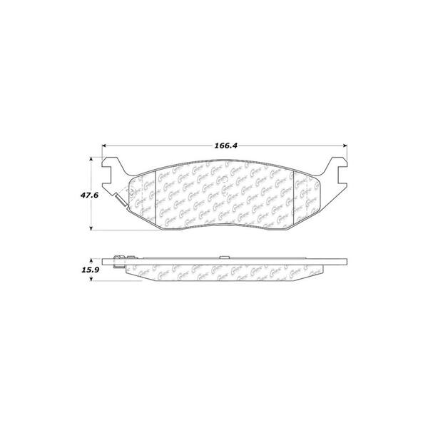 Centric Parts Disc Brake Pad Set