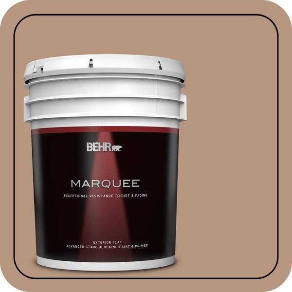 BEHR MARQUEE 5 gal. #S220-4 Potters Clay Flat Exterior Paint & Primer