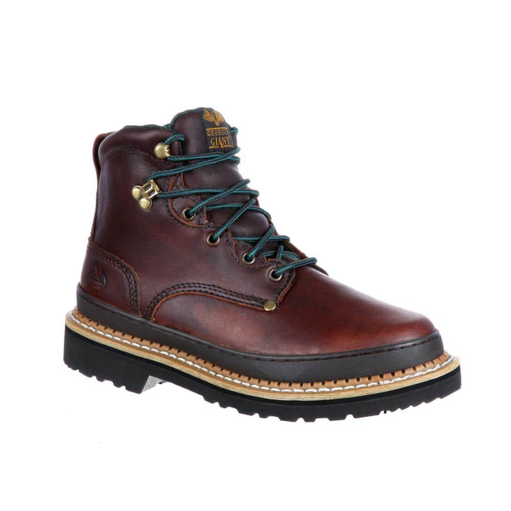 Georgia Giant 6” Work Boots Brown Leather G6274 Durable Lace Up Mens Size 8 W Amazon.com | Georgia Giant Steel Toe 8 main image 4