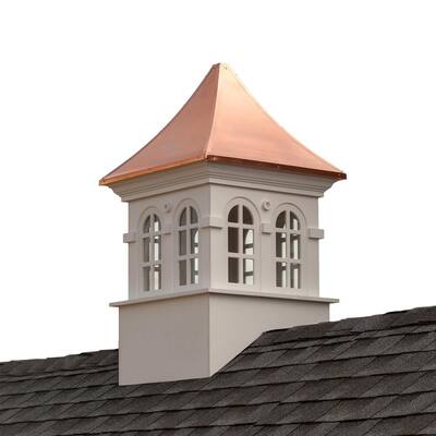 Smithsonian Stafford 42 in. x 67 in. Vinyl Cupola with Copper Roof