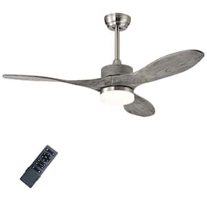 48 in. LED Reversible Ceiling Fan with Remote Control, 6-Speeds and 8-Hour Timer