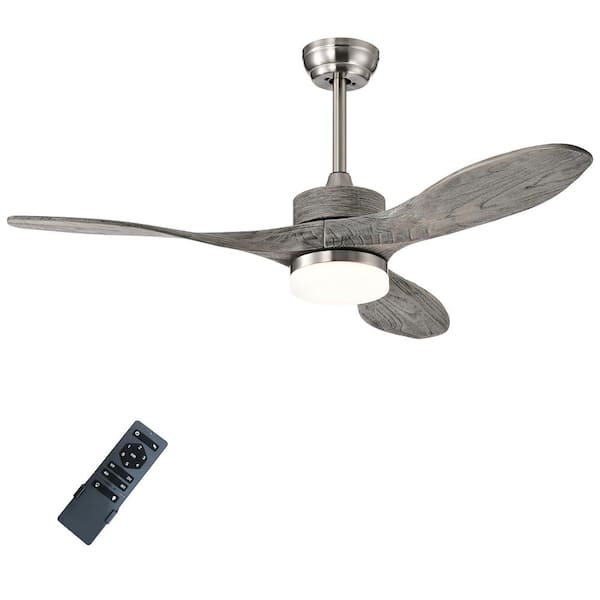 Costway 48 in. LED Reversible Ceiling Fan with Remote Control, 6-Speeds and 8-Hour Timer
