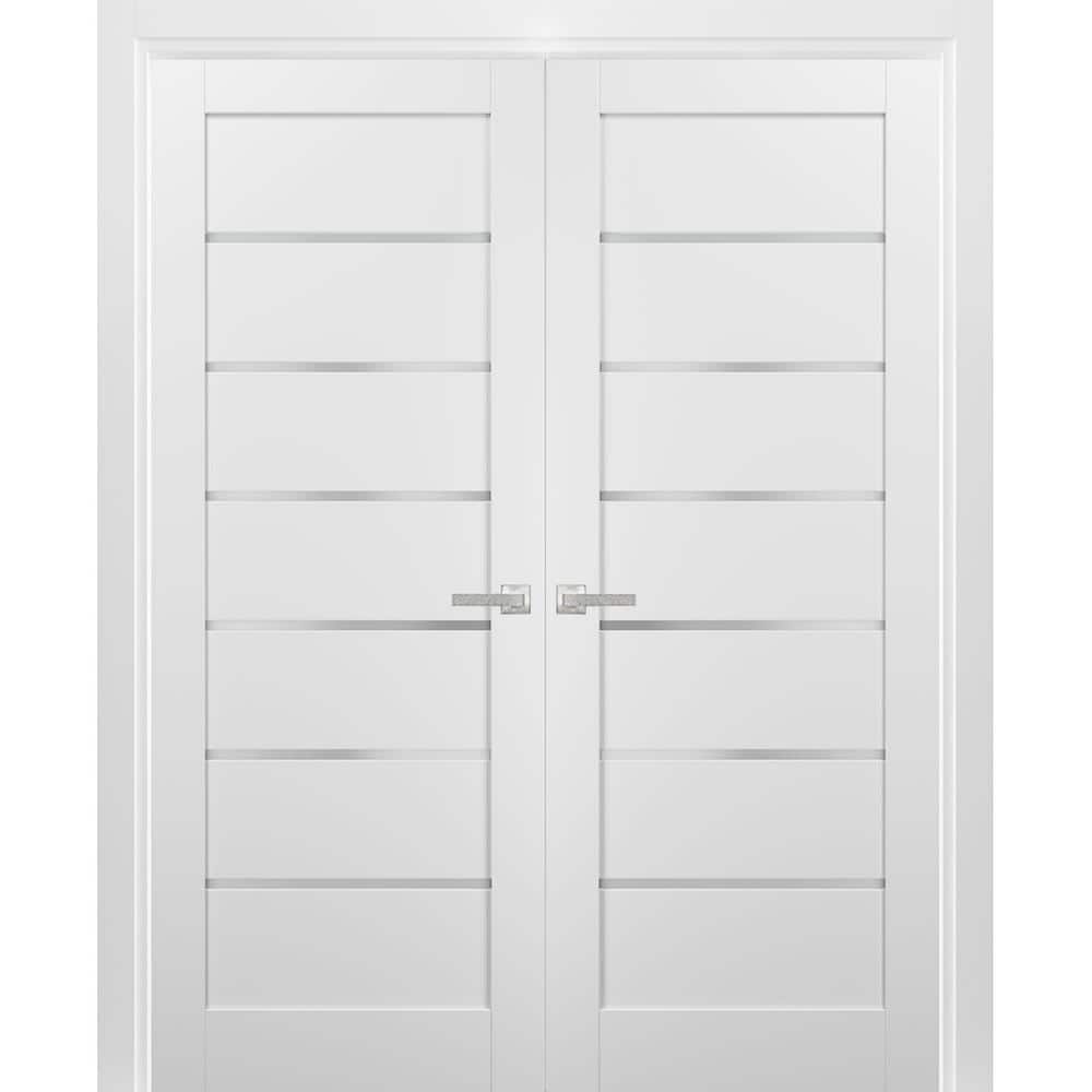72 in. x 80 in. White Finished Universal/Reversible Solid MDF Assembly Required Interior Door Kit price history on PriceWatchPro