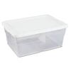 Sterilite 16 Qt. Plastic Storage Box Containers in Clear (12-Pack) 12 X  16448012 - The Home Depot