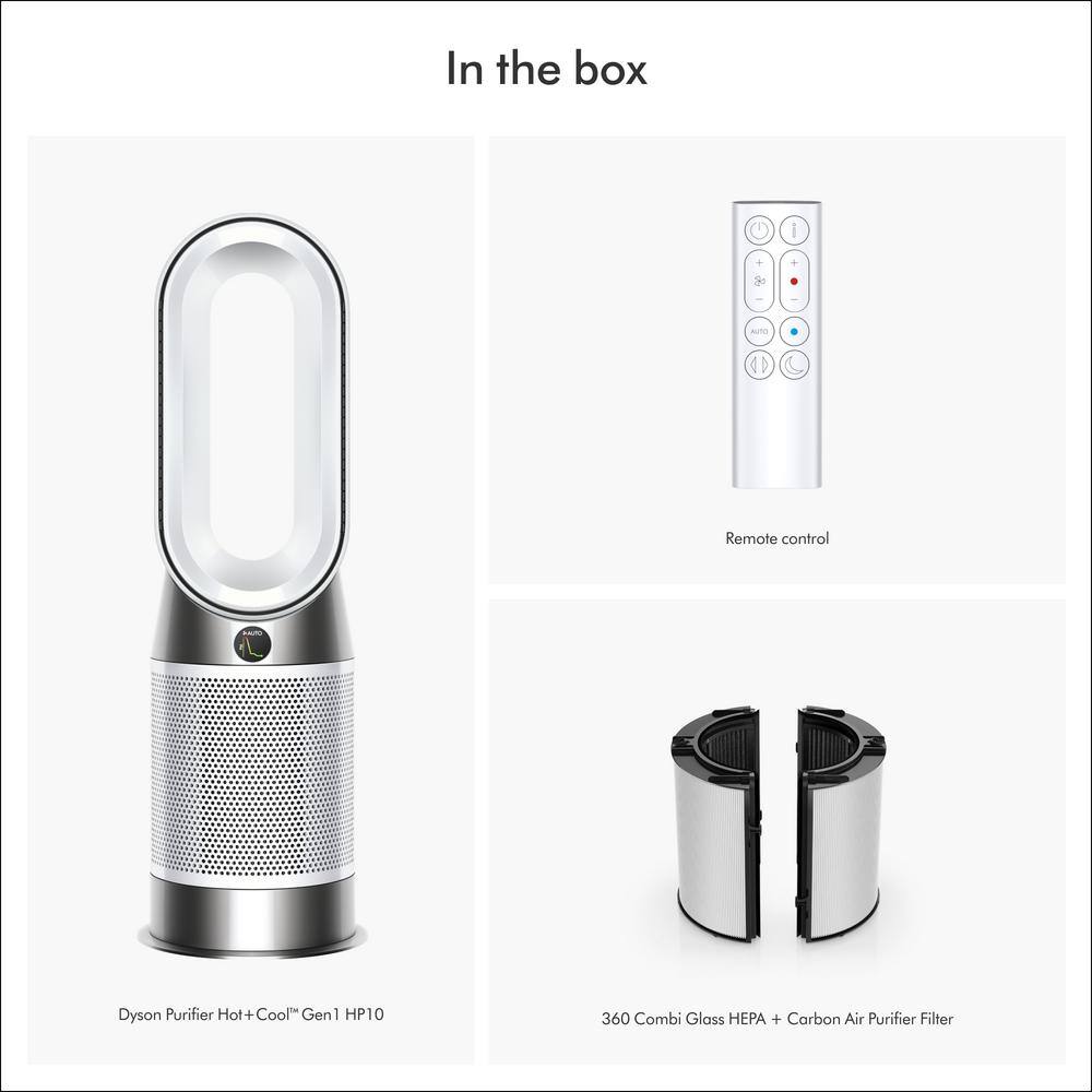 White HEPA Filter Hot and Cool Purifying Fan