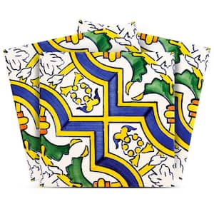 Yellow, Green, Blue V12 12 in. x 12 in. Vinyl Peel and Stick Tile (24 Tiles, 24 sq. ft./pack)