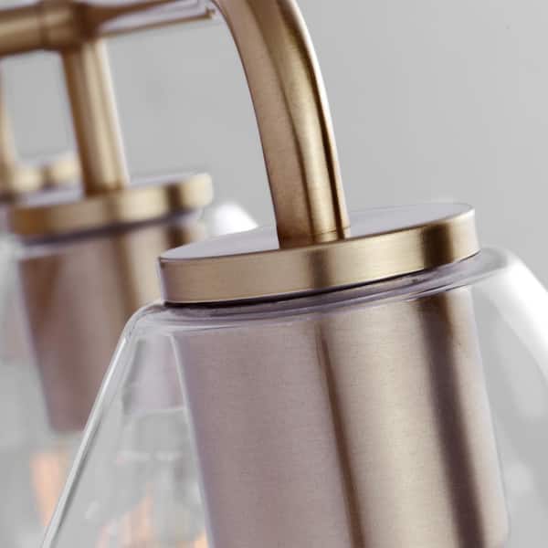 Generation Lighting Jett 26 in. 3-Light Satin Brass Modern