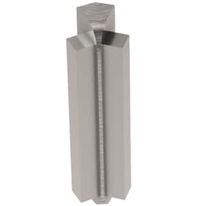 Rondec-Step Brushed Nickel Anodized Aluminum 1/2 in. x 2 in. Metal 135° Inside Corner