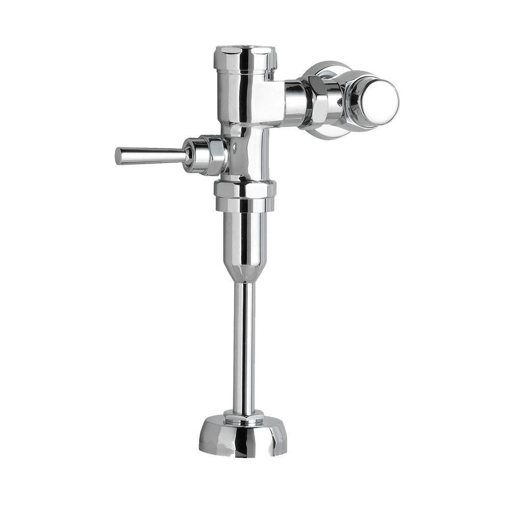 Manual 1.6 GPF Exposed Toilet Flush Valve in Polished Chrome for 1.5 in. Top Spud Bowls price history on PriceWatchPro