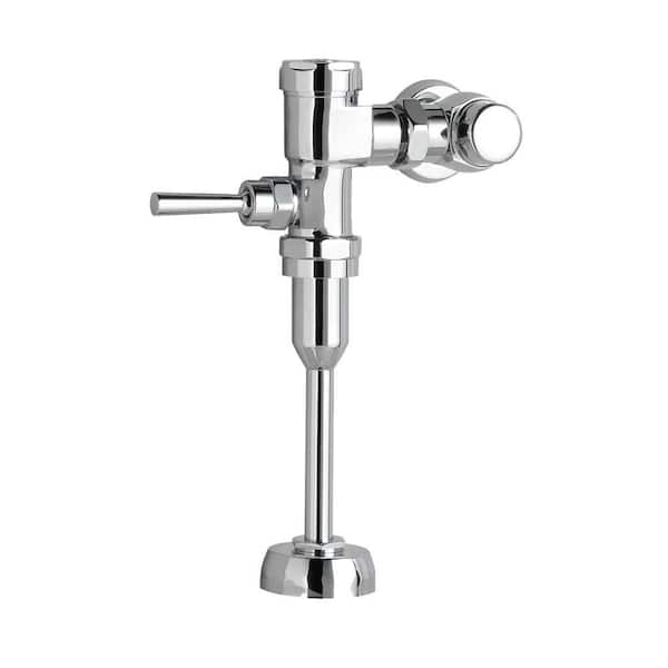 American Standard Manual 1.6 GPF Exposed Toilet Flush Valve in Polished Chrome for 1.5 in. Top Spud Bowls