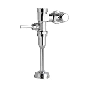Manual 1.6 GPF Exposed Toilet Flush Valve in Polished Chrome for 1.5 in. Top Spud Bowls