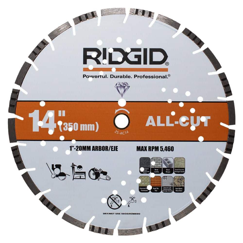 14 in. All-Cut Segmented Rim Diamond Saw Blade