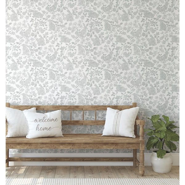 York Wallcoverings 5 in. x 19 in. White Blossom Branch with Embellishments  31-Piece Peel and Stick Giant Wall Decal RMK3201GM - The Home Depot