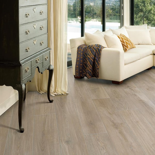 French Oak Valencia 20 MIL 9.1 in. x 60 in. Click Lock Waterproof Luxury Vinyl Plank Flooring (30.5 sq. ft./case)