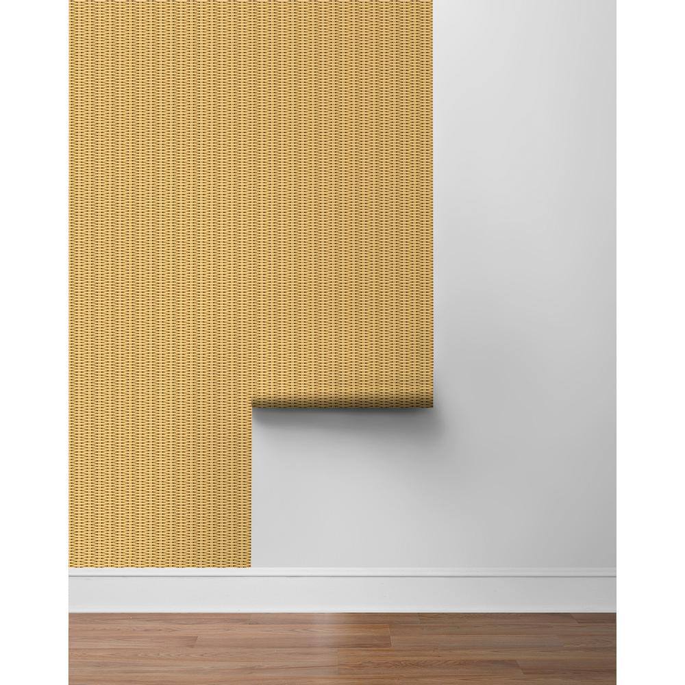 Sisal Wicker Peel and Stick Wallpaper Roll, 20.5" x 18'