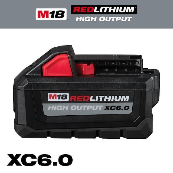 Milwaukee M18 18-Volt Lithium-Ion High Output Battery Pack 6.0Ah