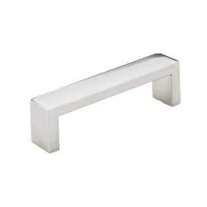 Williamsburg Collection 3-3/4 in. (96 mm) Center-to-Center Polished Stainless Steel Contemporary Drawer Pull