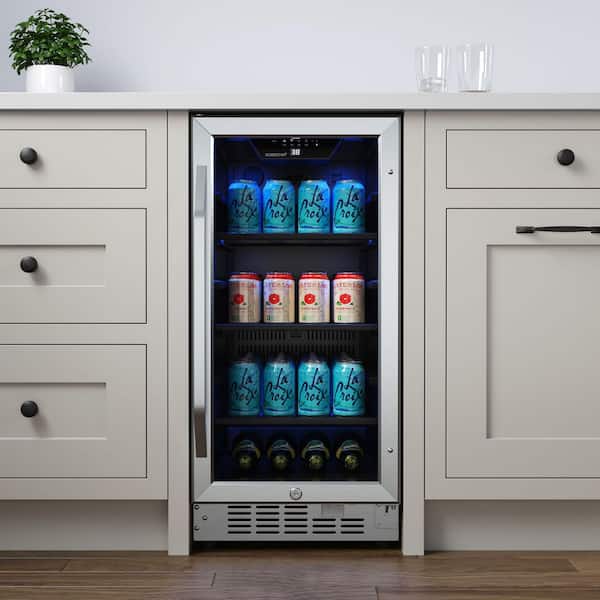 EdgeStar 15 in. 80 (12 oz.) Can Built-In Beverage Cooler