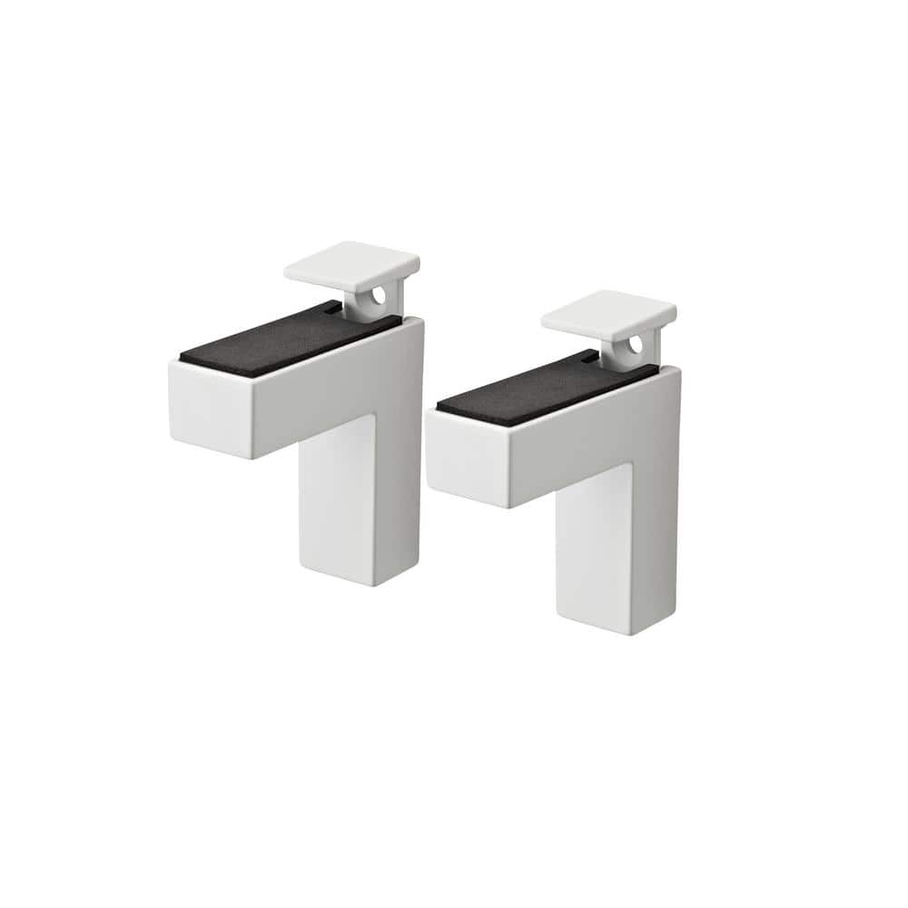 ELIOT 0.2 in.-1.6 in. White Adjustable Shelf Bracket (2-Pack) price history on PriceWatchPro