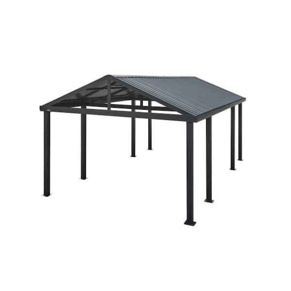 Have a question about Sojag Samara 12 ft. W x 20 ft. D Dark Grey Steel Carport? - Pg 1 - The Home Depot