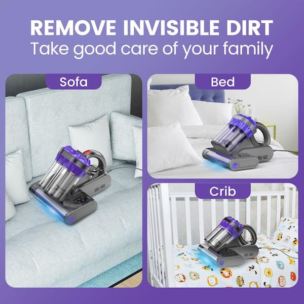 Bagless Corded HEPA Dual Cyclone Handheld Vacuum for Mattress Sofa