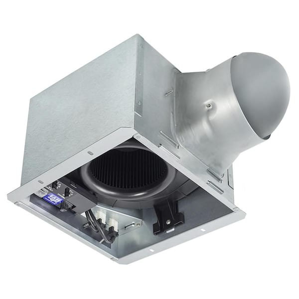 Signature 80/110 CFM Adjustable Speed Ceiling Bathroom Exhaust Fan with Dimmable LED Light, ENERGY STAR