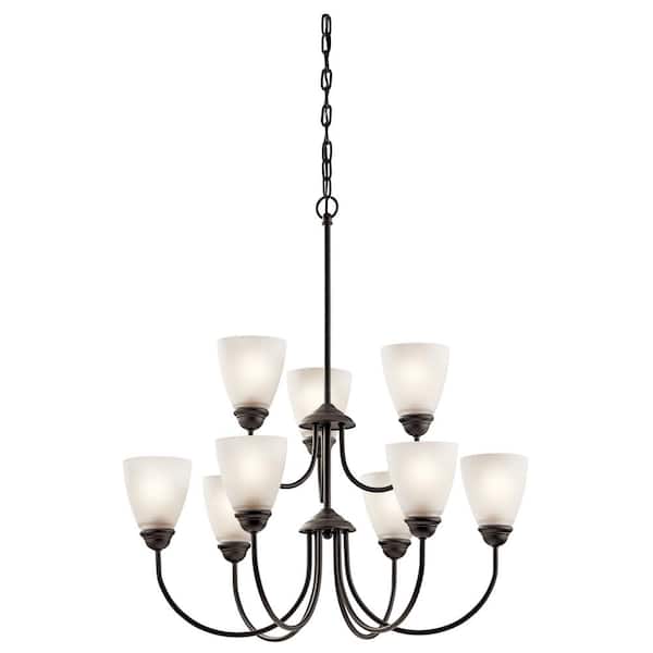 Kichler Jolie 3-Light Bronze Transitional Chandelier