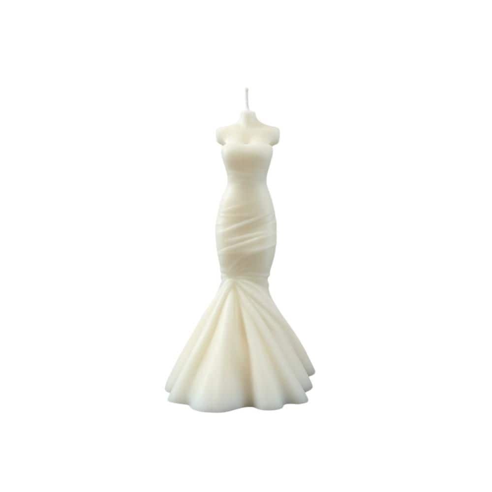 "4"" Ivory Rose Petals Scented Dimensional Form Candle" price history on PriceWatchPro