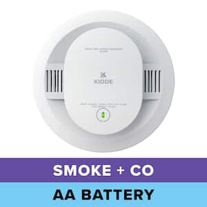 Battery Powered Smoke and Carbon Monoxide Detector with LED Warning Lights 21031502