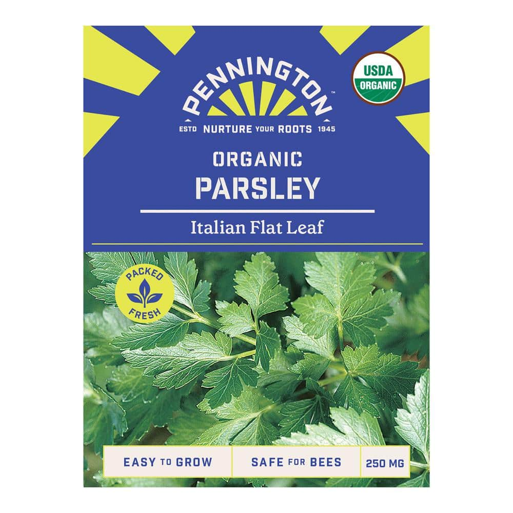 Pennington Organic Parsley Italian Flat Leaf Herb Seed 1325 The Home Depot 7911