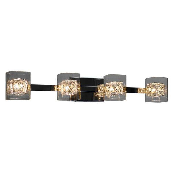 Filament Design 4-Light Chrome Bath Light