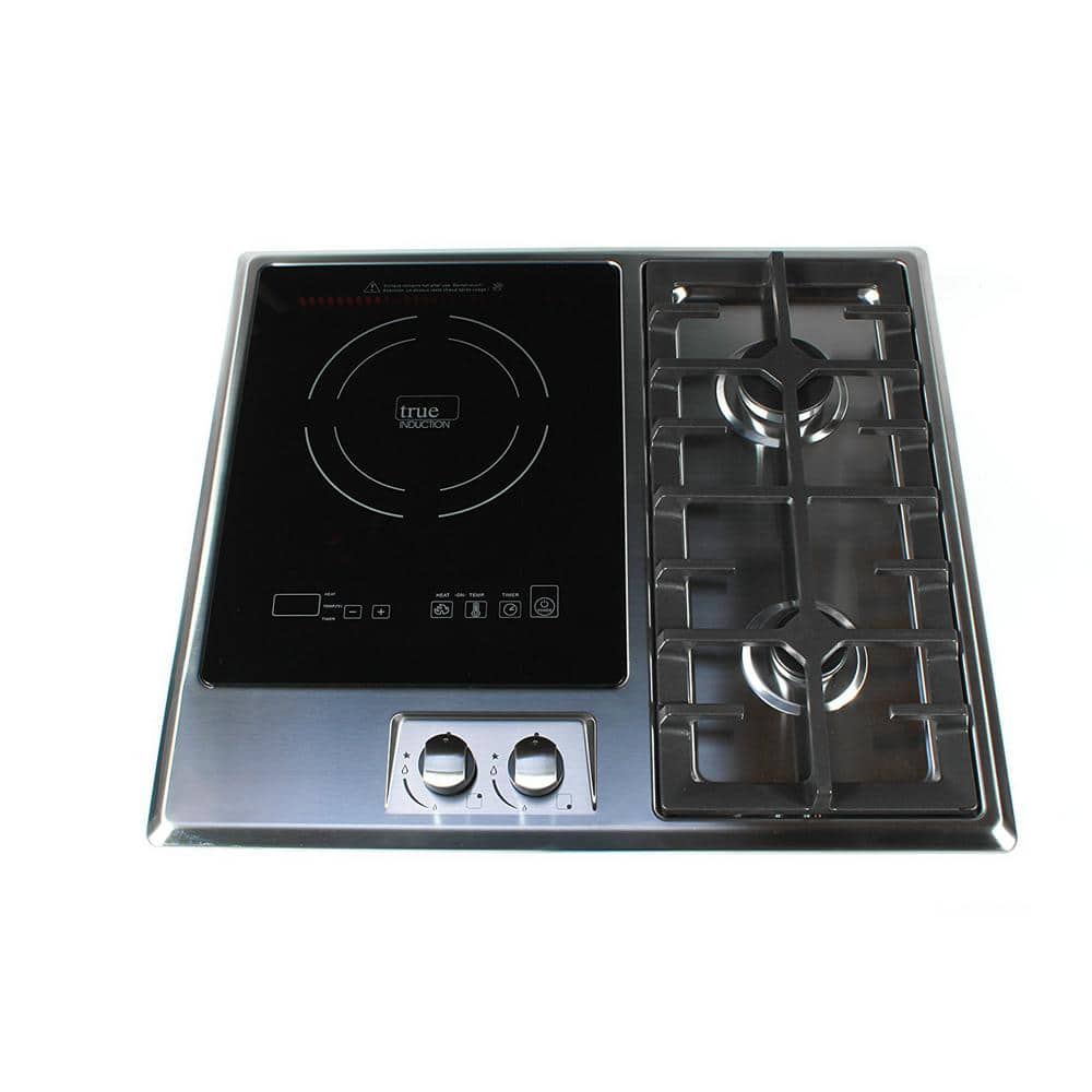 Black Stainless Steel True Induction Gas Cooktops Ti 1 2b 64 1000 
