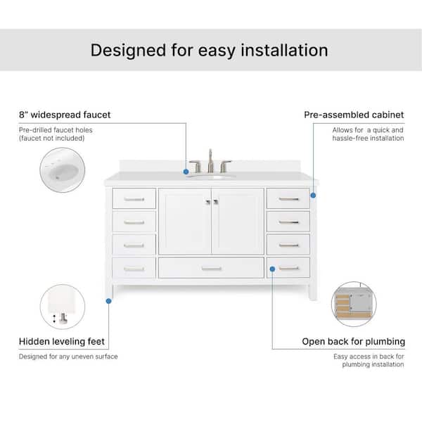 Have a question about ARIEL Cambridge 60 in. Single Sink