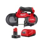 M12 FUEL 12V Lithium-Ion Cordless Compact Band Saw W/M12 4.0 Ah Starter Kit