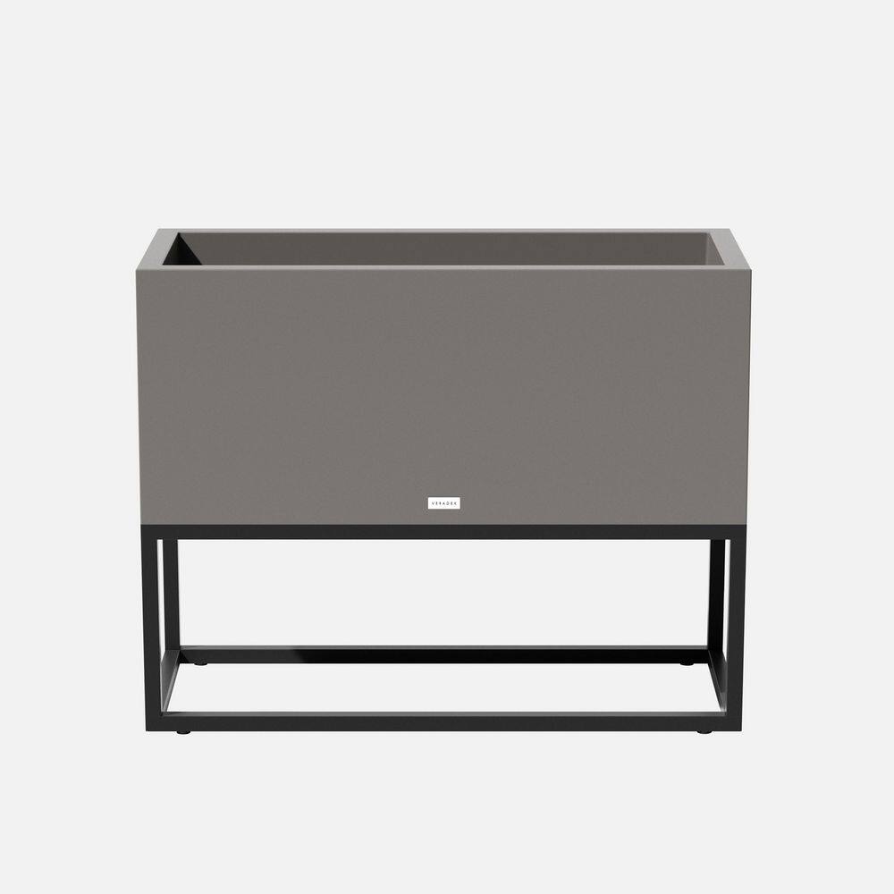 Long Box Extra Large Gray Plastic Rectangular Raised Planter with Black Stand (15 in. L x 38 in. W x 30 in. H) price history on PriceWatchPro