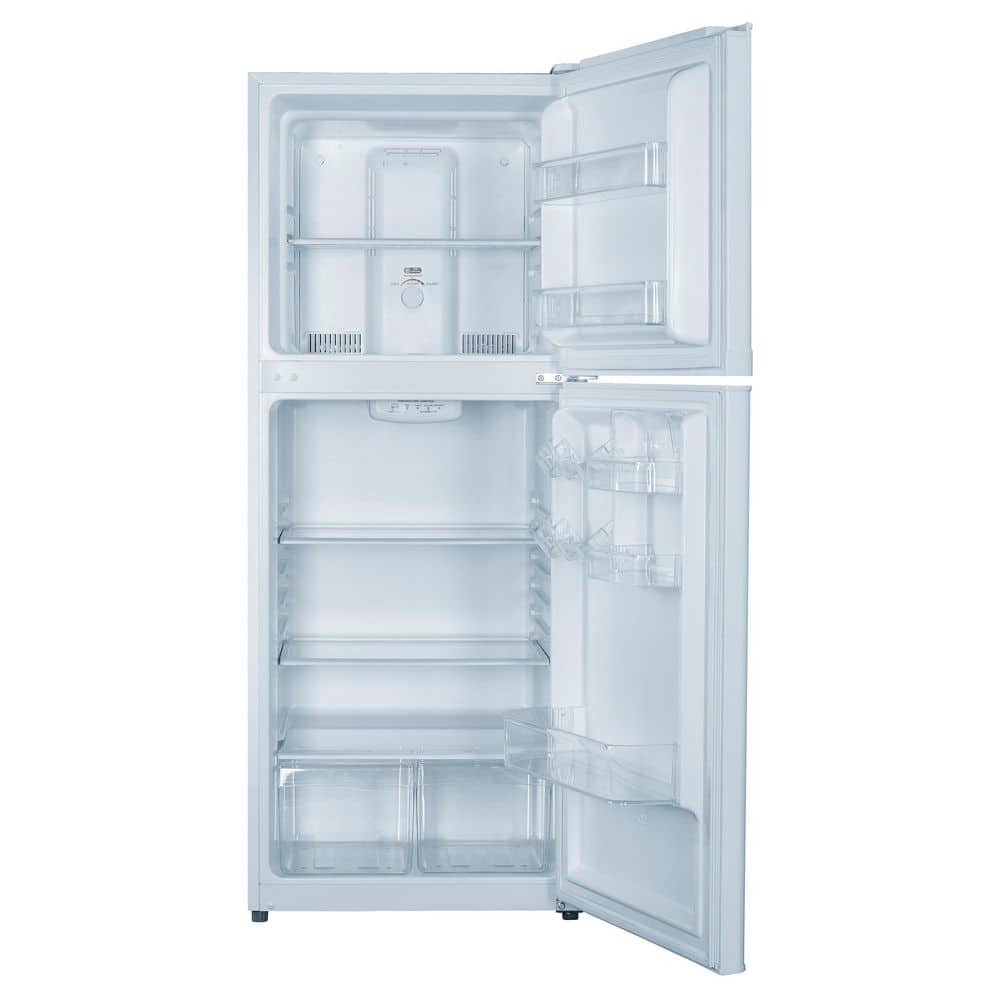 White Smart Energy Star Top Freezer Refrigerator