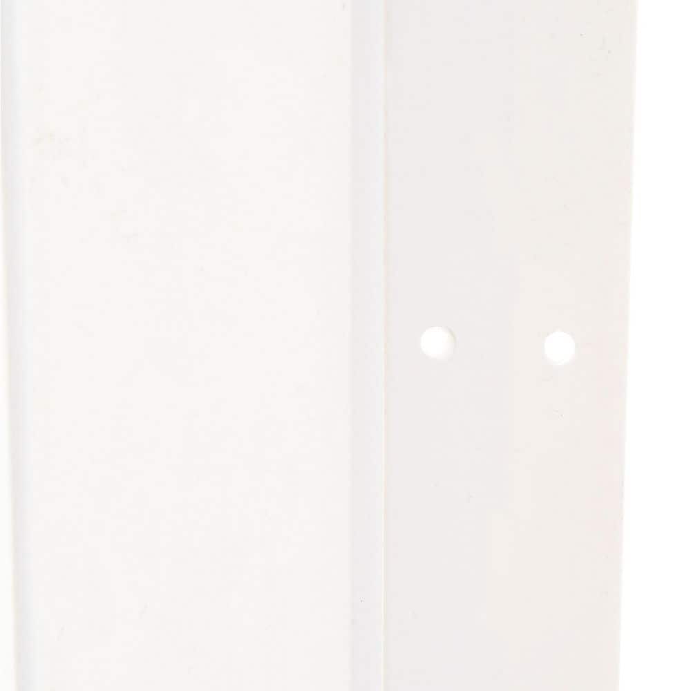 White Vinyl Prefinished Accordion Folding Closet Door
