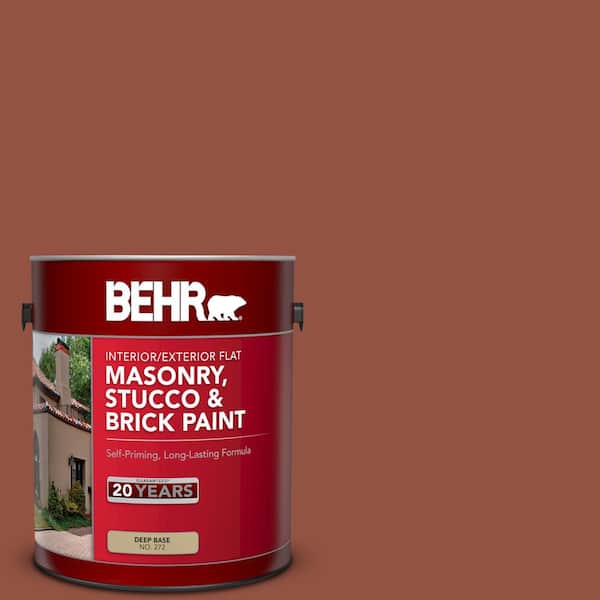 1 gal. #SC-130 Calif Rustic Flat Interior/Exterior Masonry, Stucco and Brick Paint