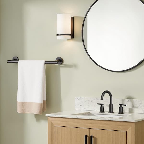 Sunzone 5-Piece Bathroom Hardware Set – Brushed Silver Towel Bar, Ring, Hooks & Toilet Paper Holder For Wall Mount