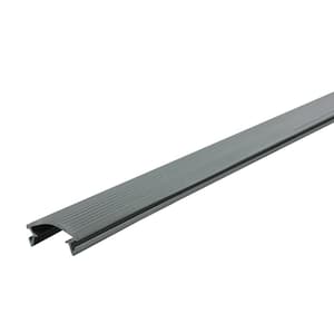1-1/2 in. x 3/4 in. x 72 in. Gray Vinyl Replacement Insert for Heavy Duty Thresholds