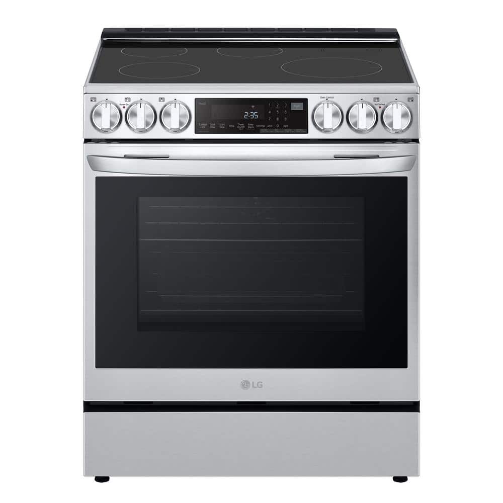 LG 6.3 Cu. Ft. Stainless Steel Smart Induction Range with Convection and Air Fry