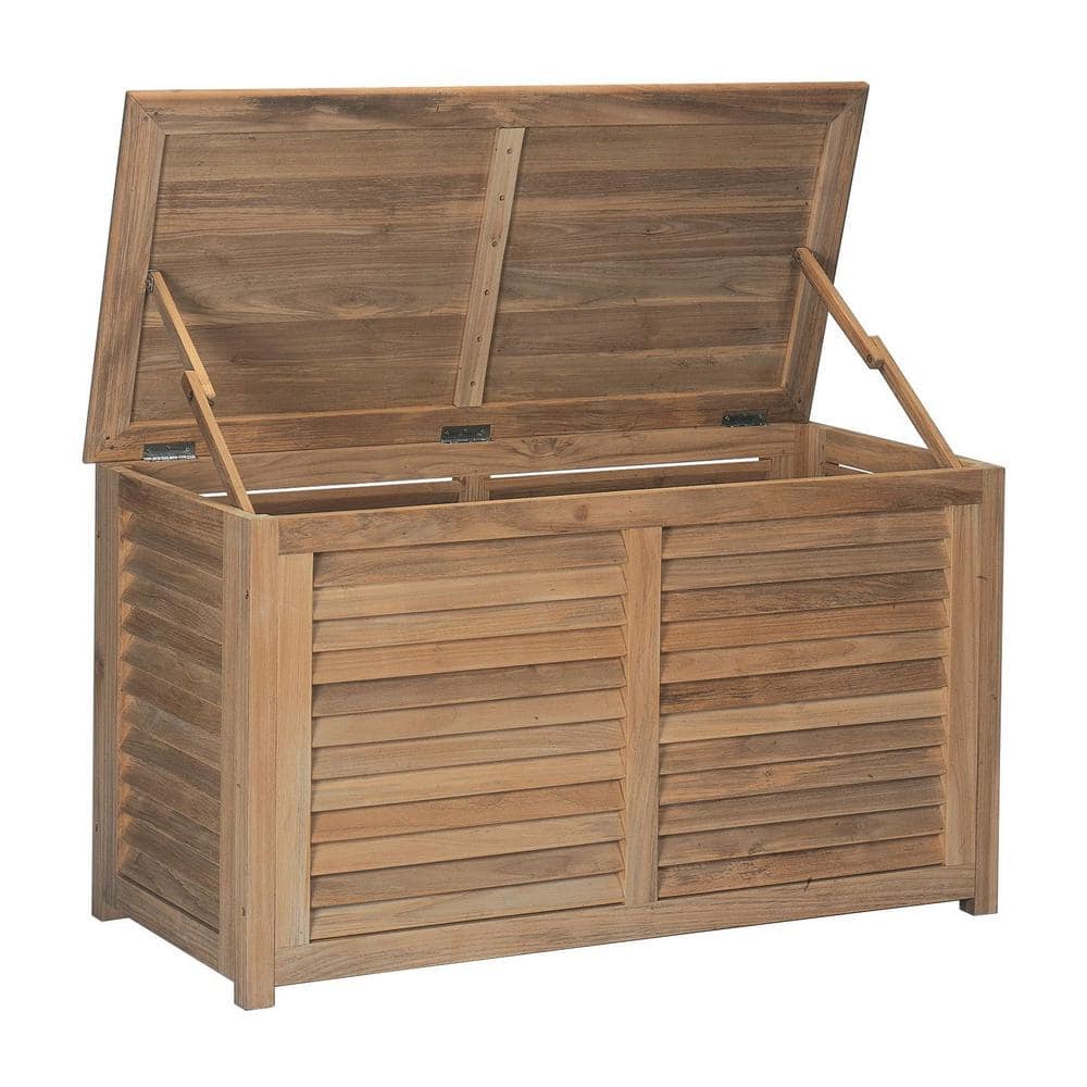 Martha 48 in. W x 22 in. D x 26.75 in. H Teak Outdoor Storage