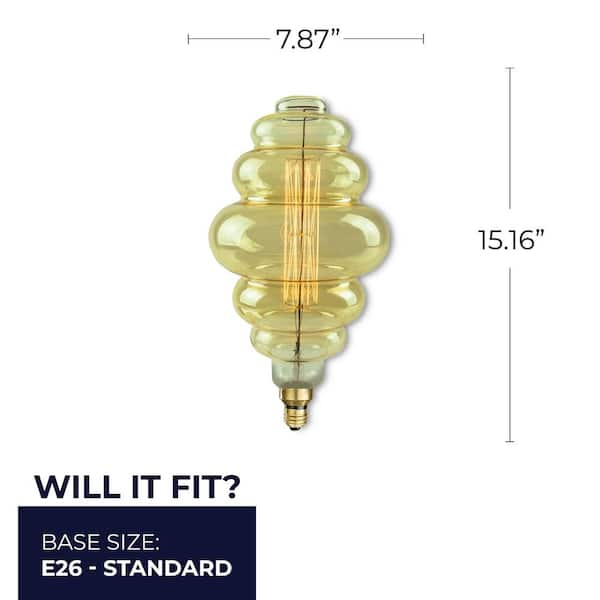 Bulbrite 60-Watt Beehive Incadescent Medium Base (E26) Grand