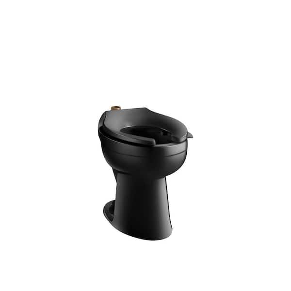 KOHLER Highcliff Elongated Toilet Bowl Only in Black Black-DISCONTINUED