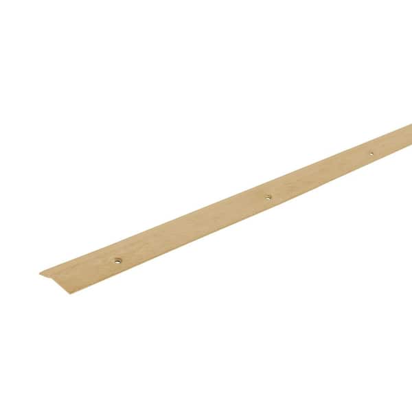 1-3/8 in. x 144 in. Gold Hammered Carpet Trim Transition Strip