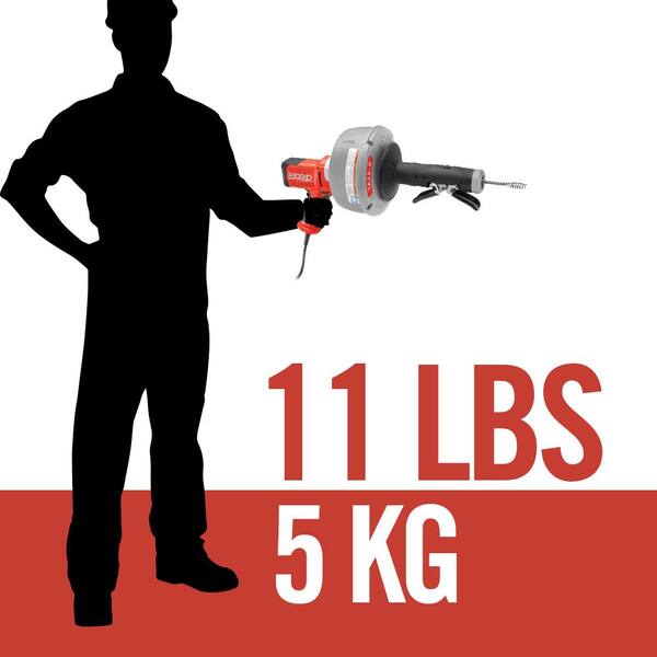 RIDGID - K-45AF-5 Drain Cleaning Autofeed Snake Auger Machine with C-1 5/16 in. x 25 ft. Inner Core Cable