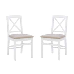 Hubbard White X-back Dining Chair (2-Pack)